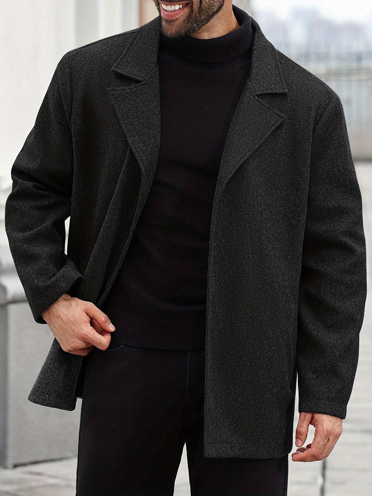 Nordmann Krijn – Herrenjacke mit Fischgrätmuster – Ansicht 5
