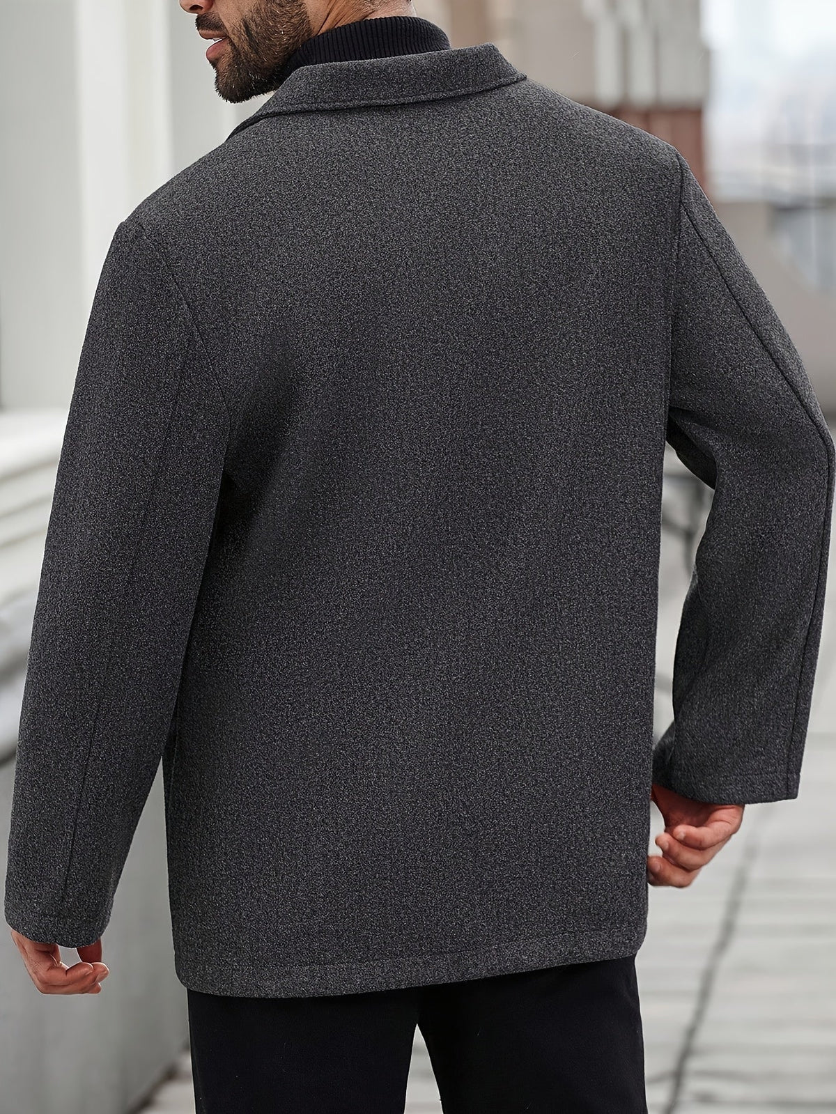Nordmann Krijn – Herrenjacke mit Fischgrätmuster – Ansicht 6