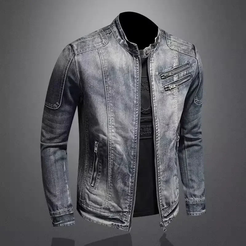Nordmann – Jeansjacke im Biker-Stil – Ansicht 4