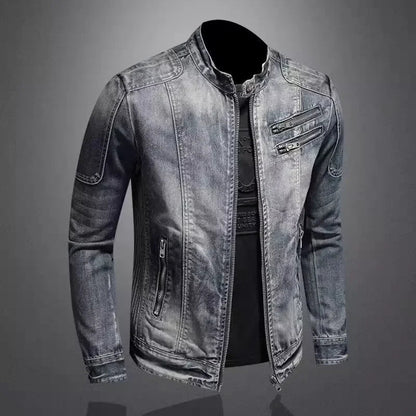 Nordmann – Jeansjacke im Biker-Stil – Ansicht 4