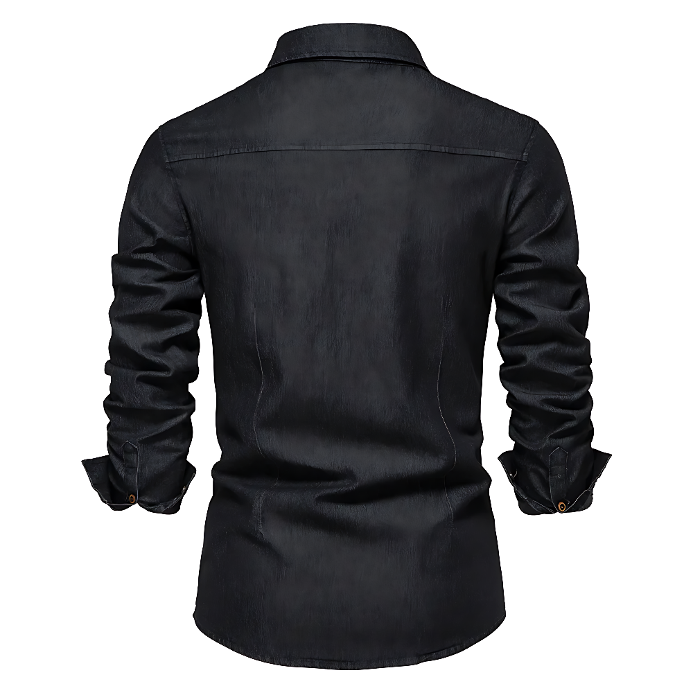 Nordmann – Bequeme Denim-Hemdjacke – Ansicht 2