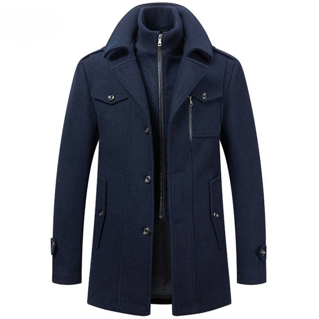 Nordmann – Klassische Herren-Winterjacke – Marineblau