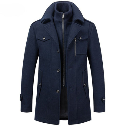 Nordmann – Klassische Herren-Winterjacke – Marineblau