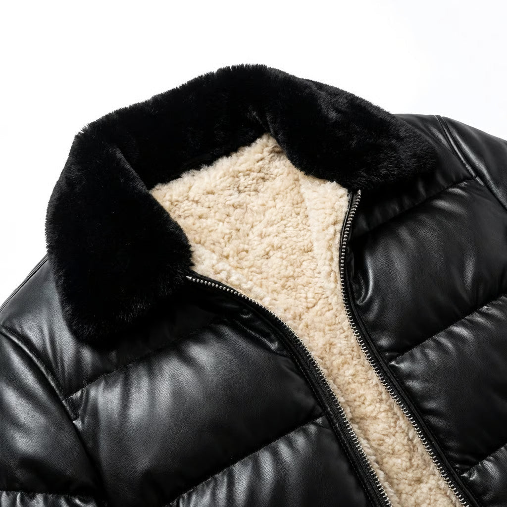 Nordmann – Warme Steppjacke im Vintage-Stil – Ansicht 3