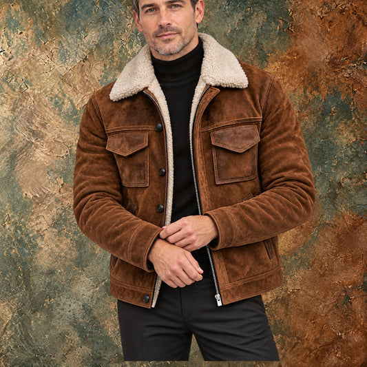 Nordmann – Vintagejacke mit Sherpafutter