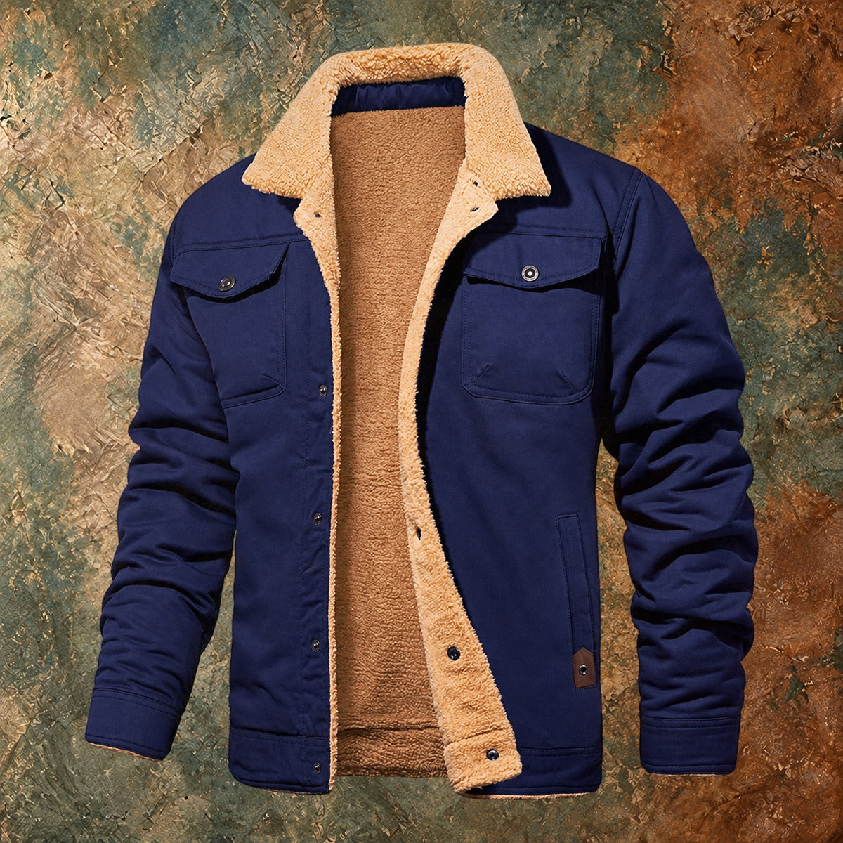 Nordmann – Markante Herren-Bomberjacke – Blau