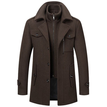 Nordmann – Klassische Herren-Winterjacke – Dunkelbraun