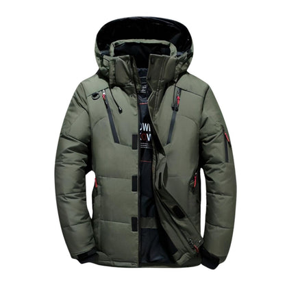 Nordmann – Premium-Gänsedaunenparka – Dunkelgrün