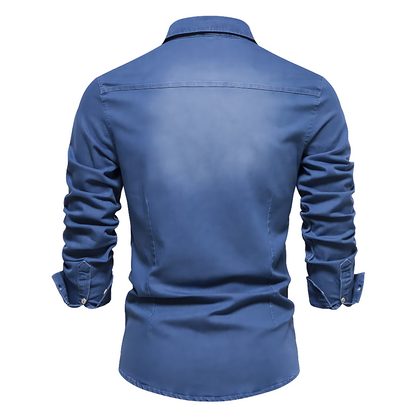 Nordmann – Bequeme Denim-Hemdjacke – Ansicht 7