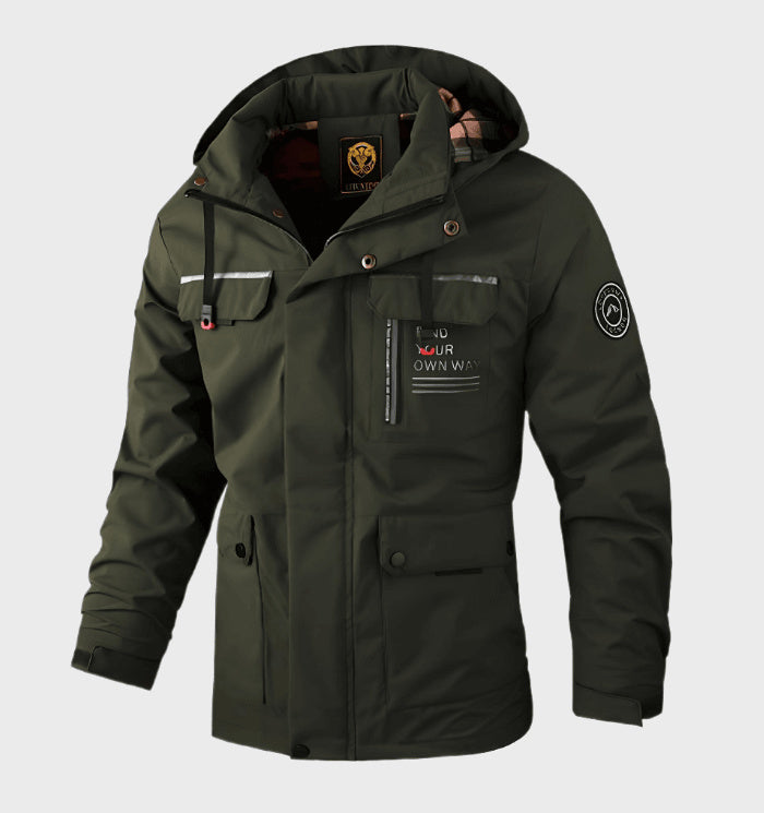 Nordmann – Taillierte Herren-Winterjacke – Armeegrün