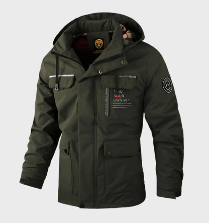 Nordmann – Taillierte Herren-Winterjacke – Armeegrün
