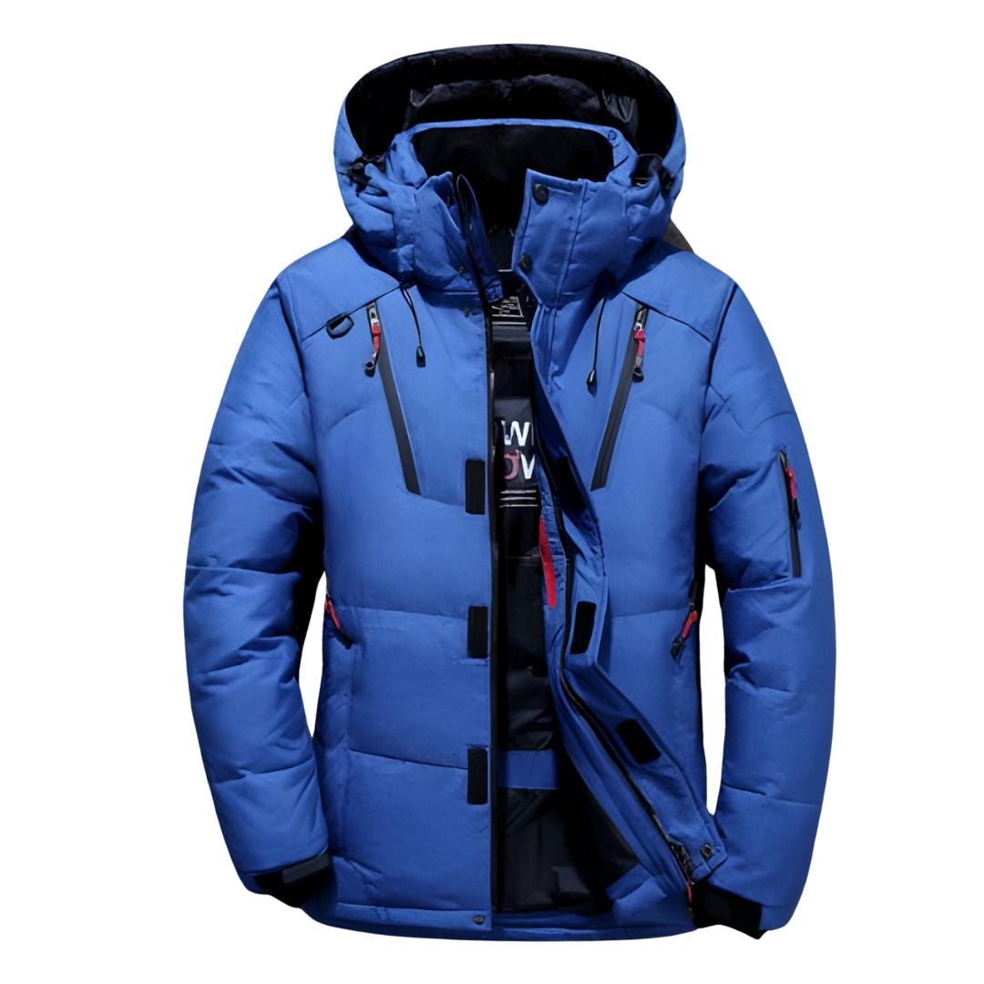 Nordmann – Premium-Gänsedaunenparka – Blau