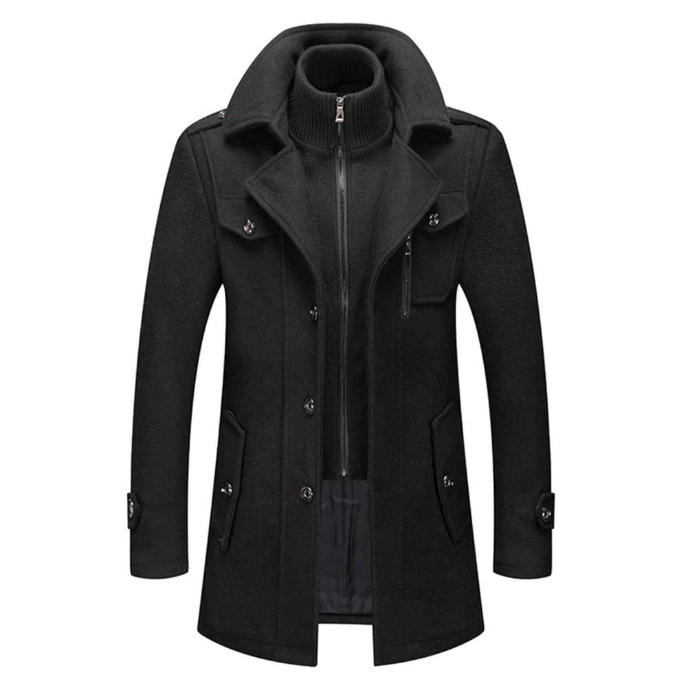 Nordmann – Klassische Herren-Winterjacke – Schwarz